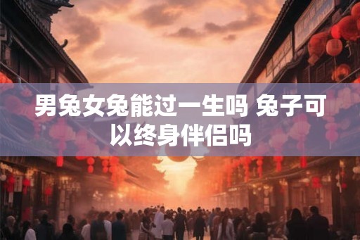 男兔女兔能过一生吗 兔子可以终身伴侣吗 男兔女兔能过一生吗 兔子可以终身伴侣吗
