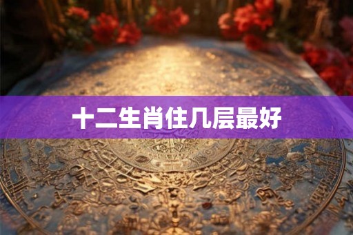 十二生肖住几层最好