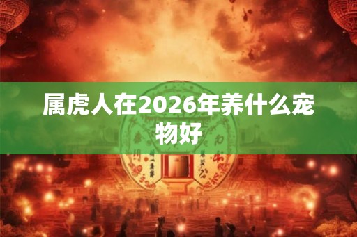 属虎人在2026年养什么宠物好