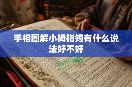 手相图解小拇指短有什么说法好不好
