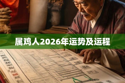 属鸡人2026年运势及运程