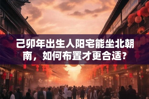 己卯年出生人阳宅能坐北朝南，如何布置才更合适？