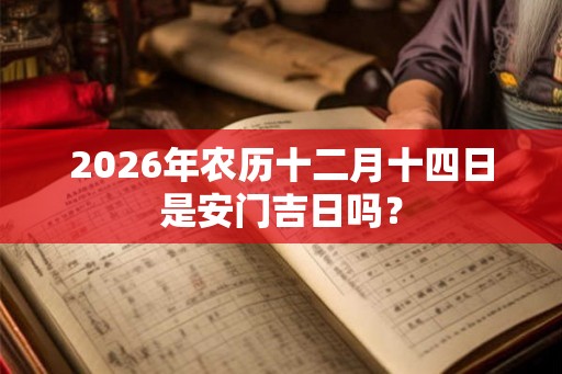 2026年农历十二月十四日是安门吉日吗？