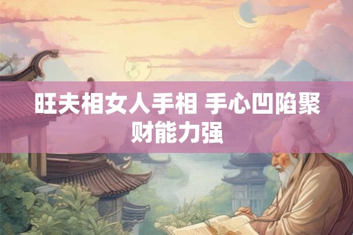 旺夫相女人手相 手心凹陷聚财能力强