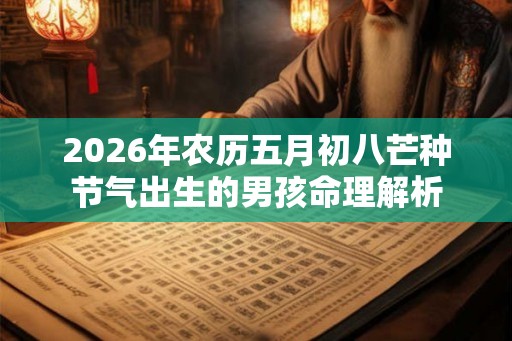 2026年农历五月初八芒种节气出生的男孩命理解析