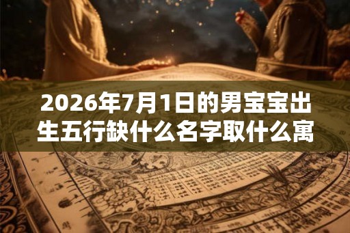2026年7月1日的男宝宝出生五行缺什么名字取什么寓意好 2026年7月1日的男宝宝出生五行缺什么名字取什么寓意好