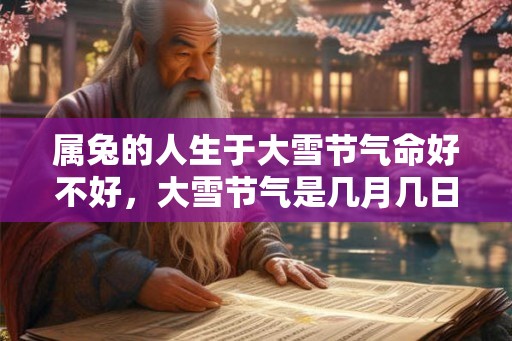 属兔的人生于大雪节气命好不好，大雪节气是几月几日？