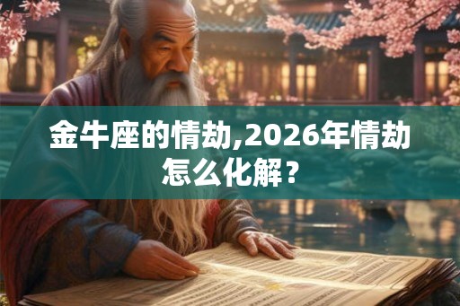 金牛座的情劫,2026年情劫怎么化解？