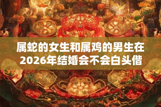 属蛇的女生和属鸡的男生在2026年结婚会不会白头偕老? 属蛇的女生和属鸡的男生在2026年结婚会不会白头偕老?