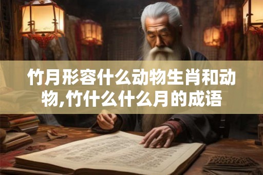 竹月形容什么动物生肖和动物,竹什么什么月的成语