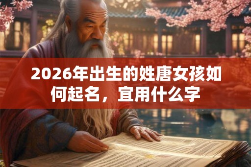 2026年出生的姓唐女孩如何起名，宜用什么字