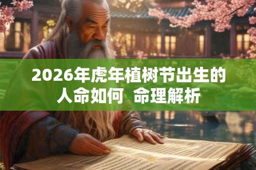 2026年虎年植树节出生的人命如何  命理解析