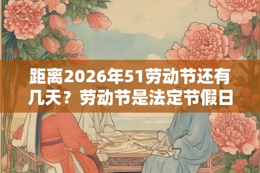 距离2026年51劳动节还有几天？劳动节是法定节假日吗？
