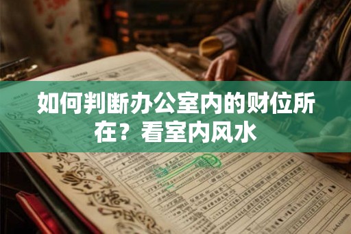 如何判断办公室内的财位所在？看室内风水