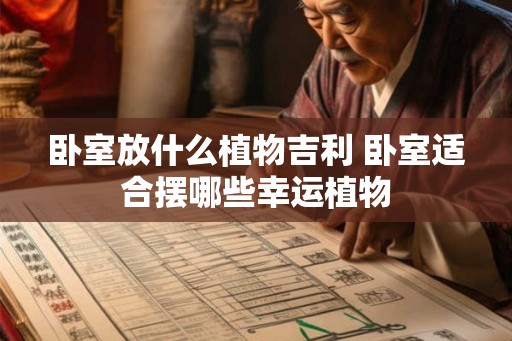 卧室放什么植物吉利 卧室适合摆哪些幸运植物