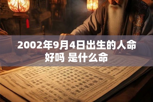 2002年9月4日出生的人命好吗 是什么命