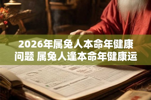 2026年属兔人本命年健康问题 属兔人逢本命年健康运如何