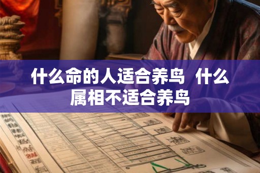 什么命的人适合养鸟  什么属相不适合养鸟