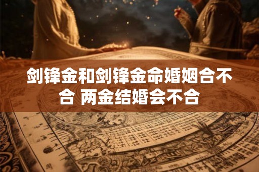 剑锋金和剑锋金命婚姻合不合 两金结婚会不合