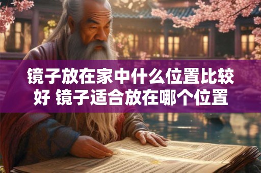 镜子放在家中什么位置比较好 镜子适合放在哪个位置