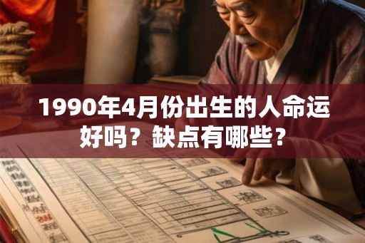 1990年4月份出生的人命运好吗？缺点有哪些？