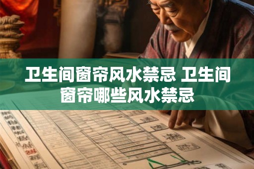 卫生间窗帘风水禁忌 卫生间窗帘哪些风水禁忌