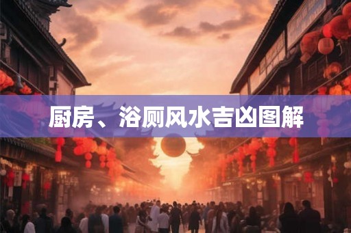 厨房、浴厕风水吉凶图解 厨房、浴厕风水吉凶图解