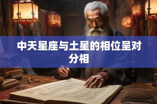 中天星座与土星的相位呈对分相 中天星座与土星的相位呈对分相