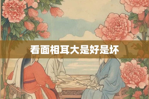 看面相耳大是好是坏