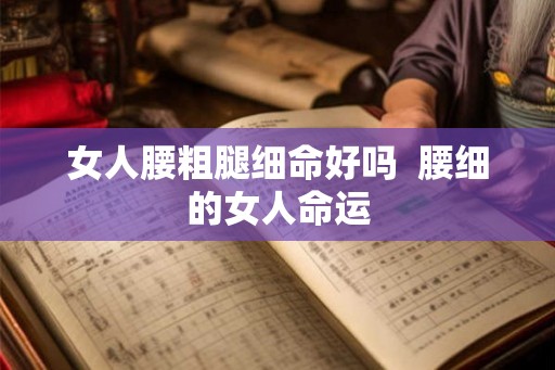 女人腰粗腿细命好吗 腰细的女人命运 女人腰粗腿细命好吗 腰细的女人命运