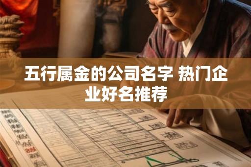 五行属金的公司名字 热门企业好名推荐 五行属金的公司名字 热门企业好名推荐