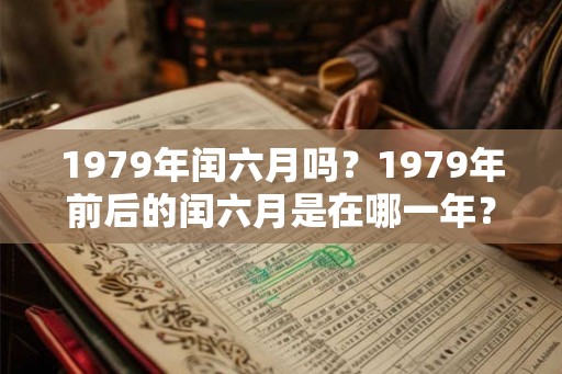 1979年闰六月吗?1979年前后的闰六月是在哪一年? 1979年闰六月吗?1979年前后的闰六月是在哪一年?