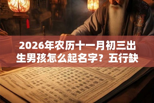 2026年农历十一月初三出生男孩怎么起名字?五行缺什么? 2026年农历十一月初三出生男孩怎么起名字?五行缺什么?