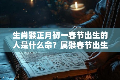 生肖猴正月初一春节出生的人是什么命?属猴春节出生好不好? 生肖猴正月初一春节出生的人是什么命?属猴春节出生好不好?