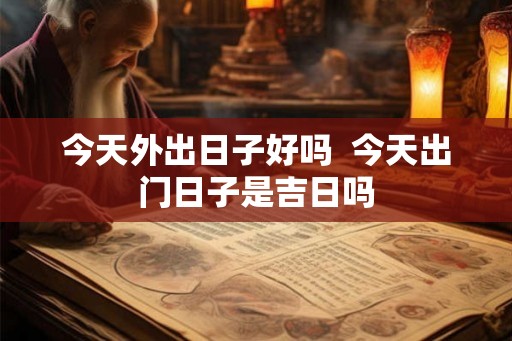 今天外出日子好吗  今天出门日子是吉日吗