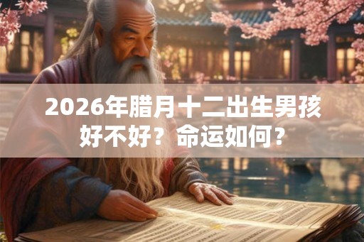 2026年腊月十二出生男孩好不好？命运如何？