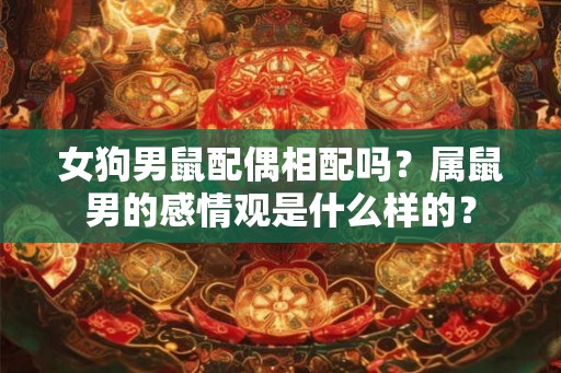 女狗男鼠配偶相配吗？属鼠男的感情观是什么样的？