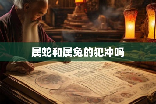 属蛇和属兔的犯冲吗 属蛇和属兔的犯冲吗