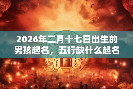 2026年二月十七日出生的男孩起名,五行缺什么起名 2026年二月十七日出生的男孩起名,五行缺什么起名