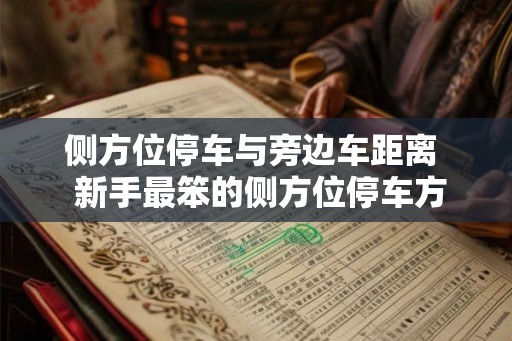 侧方位停车与旁边车距离  新手最笨的侧方位停车方法