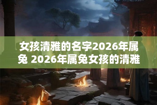 女孩清雅的名字2026年属兔 2026年属兔女孩的清雅名字 女孩清雅的名字2026年属兔 2026年属兔女孩的清雅名字