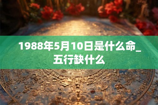 1988年5月10日是什么命_五行缺什么