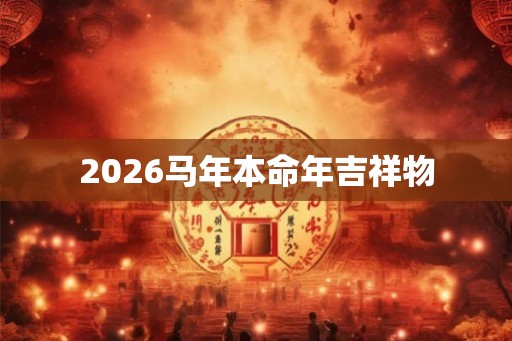 2026马年本命年吉祥物