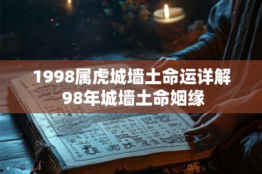 1998属虎城墙土命运详解 98年城墙土命姻缘