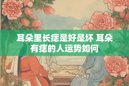 耳朵里长痣是好是坏 耳朵有痣的人运势如何
