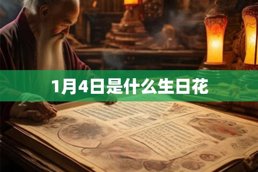1月4日是什么生日花