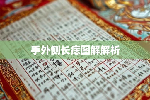 手外侧长痣图解解析 手外侧长痣图解解析