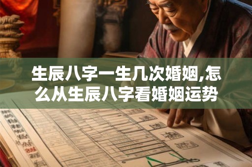 生辰八字一生几次婚姻,怎么从生辰八字看婚姻运势