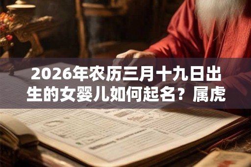 2026年农历三月十九日出生的女婴儿如何起名？属虎女宝宝名字精选