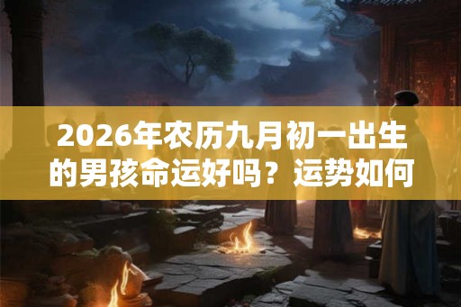 2026年农历九月初一出生的男孩命运好吗？运势如何